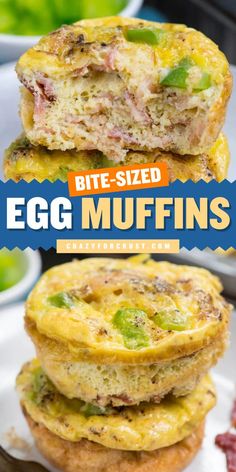 These bite-sized egg muffins are a must-have for Easter brunch recipes! Made with eggs, almond milk, spices, green pepper, and bacon, they’re quick to prep and can even be microwaved for convenience. Perfect for a quick and easy Easter breakfast idea! Save this to your Breakfast Recipes board!