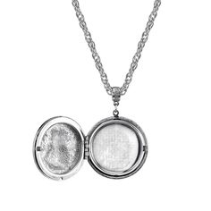 This Antiqued Pewter Cat high quality vintage style Pendant Locket Necklace perfect as a unique everyday accessory. This round pendant with cat design hangs from a simple silver tone chain. The length makes it easy to layer with other necklaces. This is such a fun piece!NECKLACE DETAILS Length: 30 in. Charm dimensions: 2.23 in. x 1.52 in. Clasp: lobster-claw Chain: link chain Metal: alloy Plating: silver tone Finish: antiqued Not appropriate for children 12 years old and younger. Size: One Size. Vintage Silver Locket Necklace With Lobster Clasp, Silver Round Locket Necklace With Lobster Clasp, Channel Jewelry, Cat Necklace Silver, Pewter Jewelry, Pendant Locket, 1928 Jewelry, Locket Pendant Necklace, Vintage Inspired Jewelry