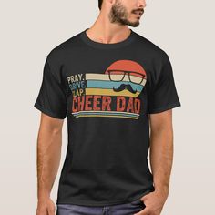 Cheerleading Shirt, Pay Drive Clap Cheer Dad Funny Vintage Proud Supportive Dad Gifts, Cheer Dance Trainer Father T-Shirt Casual T-shirt For Cheerleading, Cute Short Sleeve Cheerleading T-shirt, Cheer Dad Shirt, Cheerleading Short Sleeve T-shirt With Screen Print, Graphic Tee T-shirt For Cheerleading, Short Sleeve, Cheerleading Shirts, Cheer Dance, Funny Vintage, Dad Gifts