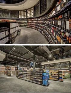 Elegant display store shelving Luxury Liquor, Wine Store Design, Toy Stores, Rack Shelves, Shelves Display, Hardware Stores, Pharmacy Store