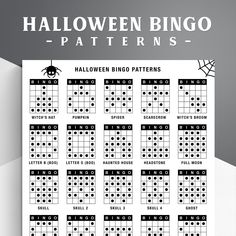 a printable halloween bingo game for kids