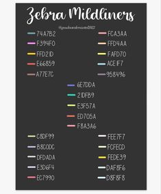 Black paper Zebra Mildliners Code (GoodNotes 5) Hex Codes For Black Paper, Hex Codes Goodnotes Dark Paper, Good Notes Black Paper Ipad, Hex Codes Goodnotes Black Paper, Zebra Mildliner Hex Code, Goodnotes Colors For Black Paper, Goodnotes Color Palette Black Paper, Goodnotes Black Paper Notes, Goodnotes Pen Color Code