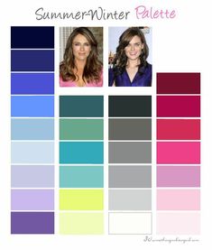 What Is My Color Palette, Shaded Soft Summer Color Palette, What Are My Colors, Cool Summer Color Palette, Cool Summer Palette, Soft Summer Color Palette, Winter Palette, Soft Summer Colors, Clear Winter