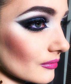 Latin Dance Makeup Looks, Flamenco Makeup, Latin Ballroom Makeup, Ballroom Dance Makeup Tutorials, Ballroom Makeup Blue, Ballroom Dance Makeup, Ballroom Competition Makeup, Opera Makeup