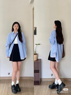 White Striped Dress Outfit, Simple Casual Outfits, Cute Modest Outfits, Casual College Outfits, Fashion Top Outfits, Korean Casual Outfits, Everyday Fashion Outfits, Easy Trendy Outfits