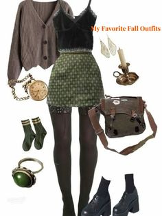 My Favorite Fall Outfits Female Concert Outfits, Book Girly Outfits, Fashion Styles Types Aesthetic, Midsize Fairycore, Cottage Goth Fashion, Romantic Outfits For Women, Girly Goth Aesthetic, Girly Goth Outfits, Dark Fairycore Aesthetic