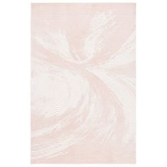 a pink and white background with wavy lines in the shape of an abstract design on it