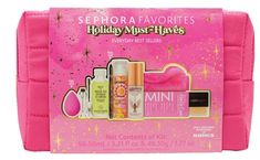 Amika Dry Shampoo, Holiday Must Haves, Superfood Cleanser, Sephora Gift Sets, Charlotte Tilbury Airbrush Flawless, Sephora Sale, Sephora Favorites, Makeup Sets, Pink Pouch