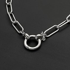 Details: Chain: High Quality Solid Italian Sterling Silver Paperclip Chain, 6mm width (links are solid, not hollow and not flat) Clasp: Solid Sterling Silver Round Push Clasp 16mm, ideal for interchangeable pendants, charms, rings, wedding ring Lengths:  15" to 36" Choose your length in the drop down menu Shipping: Free shipping in the USA Ready to ship within 1-2 business days Comes wrapped as shown in photos ready for gift giving The paperclip chain is available in four different sizes, 3mm, 4 Luxury Adjustable Jewelry With Stainless Steel Clasp, Luxury Necklace With Sterling Silver Clasp For Everyday, Luxury Everyday Necklace With Sterling Silver Clasp, Luxury Chain Necklace With Sterling Silver Clasp, Luxury Classic Chain Necklace With Sterling Silver Clasp, Luxury Sterling Silver Clasp Chain Necklace For Everyday, Paperclip Chain Necklace Kit, Jewelry Charm For Welder Woman, Luxury Everyday Chain Necklace With Sterling Silver Clasp