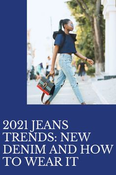 2021 jeans trends: new denim and how to wear it. How to wear jeans in 2021. How to wear jeans over 40 and over 50. Over 40 fashion tips. #denim #jeans #jeanstrends #2021jeans #fashion #style #2021fashion How To Wear Jeans, Over 40 Fashion, Low Ankle Boots, 40 Fashion, Oversized Jeans, Trendy Jeans