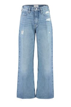 Distressed detailscontrast stitchingfrayed raw-cut hem100% cottonComposition: 100% % Cotton Light Flare, Jean Flare, Wide Jeans, Lee Jeans, Denim Design, Light Blue Denim, Denim Flares, Flared Jeans, Ankle Jeans