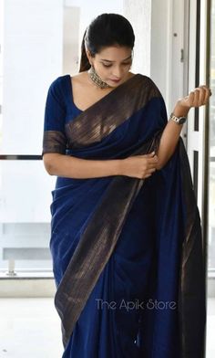 Cotton Saree Blouse Designs, Simple Saree Designs, New Saree Blouse Designs, Cotton Saree Designs, Mother Of Two, Indian Saree Blouses Designs, Simple Sarees, Blouse Designs Indian, Be The Reason