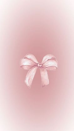 a pink background with a bow on it