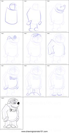 how to draw cartoon characters from despicable monsters step by step instructions for kids