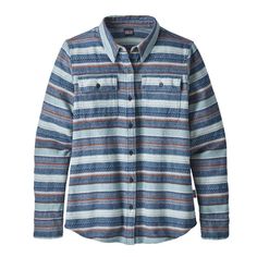 Patagonia Fjord L/S Flannel Shirt Women's Womens Outdoor Clothing, Womens Flannel Shirt, Classic Women, Long Sleeve Flannel, Organic Cotton Fabric, Patagonia Womens, Outdoor Outfit, Cotton Flannel, Sweater Weather