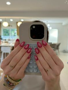 Aura Pink Nails, Aura Nails Pink, Nails Baby Pink, Pink Aura Nails, Aura Nail, Nails Aura, Aura Nails, Accessory Holder, Simple Acrylic Nails