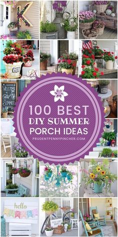 the top 100 best diy summer porch ideas