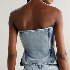 Unveil Your Unique Style with Our Exclusive Denim Tank Top Embrace the summer with our uniquely designed Denim Tank Top, perfect for the fashion-forward woman who loves to stand out. Meticulously crafted for the middle-aged demographic, this top brings a blend of sophistication and trendiness to your wardrobe. Whether you're heading out for a casual day or dressing up for a night out, this top fits seamlessly into all seasons and occasions. Exceptional Features Our Denim Tank Top is not just ano Elastic Jeans, Denim Tank Top, Black Tube Top, Patch Jeans, Crop Pullover, Denim Tank, Denim Suit, Stretch Denim Fabric, Black Tube