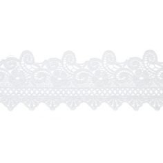 a white lace on a white background