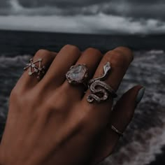 Boujee Aesthetic, Queen Aesthetic, Slytherin Aesthetic, Classy Aesthetic, Dope Jewelry, Hand Jewelry, Fantasy Jewelry, Girly Jewelry, Pretty Jewellery