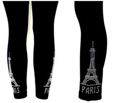 RHINESTONE EIFFEL TOWER PARIS DESIGNCOORDINATING TOP AVAILABLE SOLD SEPARATELYThese are capri length regular one size leggingsThey will fit a woman size small up to a size largeMeasurements are with the leggings laying flat and unstretchedWaist = 23" TotalInseam = 19"Rise = 8"Total Length Waistband to Hem = 27"The material is a blend of 92% nylon & 8% spandexI embellish only very nice quality leggingsThey are very comfortable, soft, and stretchyThey have a nice wide soft waistbandThe embellishme Rhinestone Transfers Design, Paris Design, Womens Leggings, Yoga Fashion, Long Knit, Plus Size Leggings, Rhinestone Designs, Clear Rhinestones, Outfits With Leggings