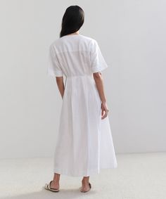 Day Dress WhiteIn soft linen with a lived-in feel, the Day Dress brings a vintage-inspired refinement to your most casual days.100% linen.Made in China. Classic Linen Dress For Spring Daywear, Classic Summer Linen Day Dress, Classic Linen Summer Dress For Daywear, Classic Linen Dress For Summer Daywear, Classic Linen Dress For Daywear, Classic Summer Daywear Linen Dress, Chic Linen Dress For Daywear, Classic Linen Summer Dress, Chic Unlined Linen Daywear Dress