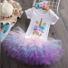 Dress Size 12 Months First Birthday Unicorn New With Tags Tutu Headband 3 Piece Set New With Tag Unicorn Dress Baby, Baby Tutu Dresses, Baby Birthday Dress, Skirt Tutu, Baby Party Dress, First Birthday Dresses, Infant Clothes, Birthday Unicorn