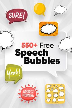 550+ Free Speech Bubbles [ clipart, vector and png Bubbles Clipart, Dashed Line, Speech Bubble