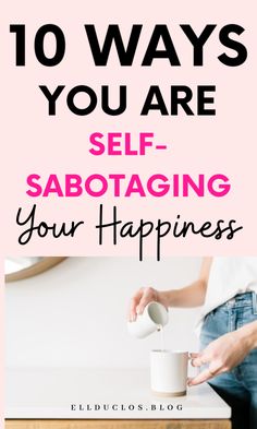 10 ways you are self sabotaging your own happiness and success. #successmindset #selfsabotage #mindsetreset #dailyhabits #personalgrowth How To Find Happiness, Self Sabotaging, Mindset Tips, Find Happiness, Hair Styler, Finding Happiness, Entrepreneur Motivation, Daily Practices, Negative Self Talk