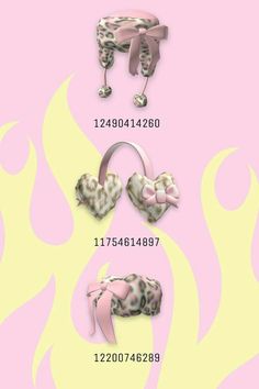 the different types of bras are shown on this pink and yellow background with white swirls