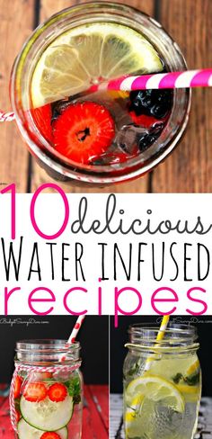 10 delicious water infused recipes that are easy to make