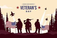 Flat veterans day background | Free Vector #Freepik #freevector #veterans-day #veteran #american #american-background American Background, Day Background, Graphic Resources, Vector Free, Holidays, Color