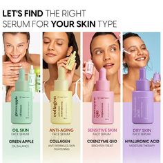 The perfect solution for every skin type. Care By Skin Type Every skin needs to be cleaned, purified and strengthened by following an effective skin care routine. Skin Care Branding Design, Skin Care Branding, Skin Care Ads, Dry Skin On Face, Social Media Branding Design, Email Design Inspiration, Best Serum