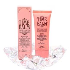 La base teint - Time Balm de The Balm  Elle vous assure un teint zéro défaut pour un make-up parfait  Elle rend votre peau plus douce en la lissant et en effaçant les pires disgracieux  Elle convient à tous les types de peaux : grasses, sèches et normales  Elle peut s'utiliser seule pour un teint unifié naturellement  Ou comme base fixatrice de maquillage  Elle est disponible sur www.lanaika.com à 28€ The Balm Cosmetics, Mua Makeup, Face Primer, Makeup Fashion, Perfume Bottles, Fashion Beauty, Vitamins