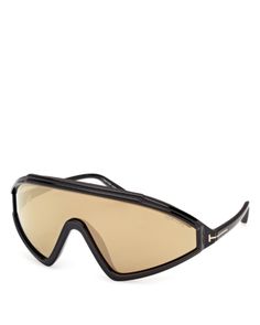 Tom Ford Shield Acetate Sunglasses Brown Mirror, Acetate Sunglasses, Tom Ford, Black And Brown, Jewelry Accessories, Pick Up, In Store, Buy Online, Ford