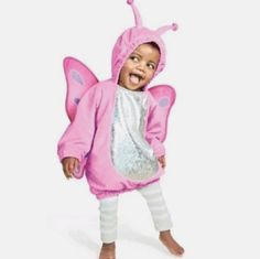 Nwt!! "Hyde & Eek" Infant Butterfly Costume 6-12 Mts- Pink Snap Front Easy Pull On New With Tag Same Day Next Day Shipping Smoke-Free Pet-Free Home Size 6-12 Mts Butterfly Halloween Costume, Butterfly Halloween, Up Halloween Costumes, Butterfly Costume, Purple Halloween, Theatre Costumes, 6 Month Baby, Baby Halloween Costumes, Baby Costumes