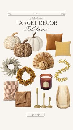 an image of fall home decor