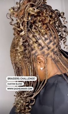 Havanna Twist Hairstyles, Prettiest Hair Color, Ombré Knotless, Hair Colour Ideas, Lemonade Braids Hairstyles, Shaved Hair Cuts, Short Box Braids Hairstyles, Beautiful Black Hair