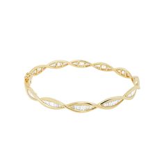 This bracelet twists like your DNA set with baguette diamonds in between. Never forget your core. 14K Solid Gold G Color Diamonds Two Sizes Available with two security closures Small/Medium: Diameter 1.3in W x 2in LMedium/Large: Diameter 1.77 in W x 2.1in L Pair with the Double Helix Eternity Ring to complete the look Follow us on Instagram and Facebook Double Helix, Gold G, Never Forget You, Baguette Diamonds, Baguette Diamond, Rose Gold Diamonds, Helix, Never Forget, Eternity Ring