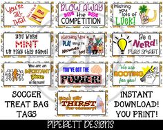 this is an image of classroom name tags for teachers and students to use on their projects