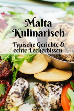 an image of food on a plate with text overlay that reads malta kulimarsch