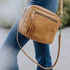 Versatile & Chic: Effortlessly transition from work to play with this leather crossbody bag, designed for all-day use--from errands to evening outings. Organized Convenience: Features two external zippered compartments, an internal zippered pocket, and an exterior pocket to keep essentials within easy reach. Premium Durability: Crafted from 100% genuine leather with high-quality hardware, ensuring longevity and timeless style. Perfect Size: Compact yet spacious at 8.66" x 6.88" x 3.54", designed Everyday Leather-lined Shoulder Camera Bag, Chic Leather Camera Bag With Gold-tone Hardware, Elegant Leather Camera Bag With Gold-tone Hardware, Casual Crossbody Bag With Gold-tone Hardware, Leather Crossbody Camera Bag With Gold-tone Hardware, Handcrafted Bags, Leather Crossbody Purse, Leather Crossbody Bag, Leather Crossbody