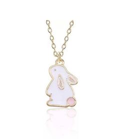 Our cute gold bunny necklace  The size of the rabbit is 2cm The length of the chain is 22.5cm with a 6cm extension so perfect for children or adults. Check out our mix and match any 4 items of your choice for £30!  In every listing there is a mix and match photo with a number unique to that item, when purchasing the mix and match listing please quote the 4 unique item numbers so I know which items you would like sending.  If the listing has different colours or styles please also specify this wi Bunny Necklace Jewelry, Easter Bunny Design Jewelry Gift, Bunny Accessories, Easter Bunny Cartoon, Easter Necklace, Bunny Jewelry, Rabbit Necklace, Rabbit Jewelry, Bunny Necklace