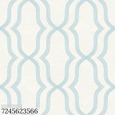 a white and blue wallpaper with wavy lines