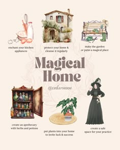 Cottage Witch Aesthetic, Small Altar, Witchy House, Calm Place, Witches House, Altar Space, Magical House, Witch Room