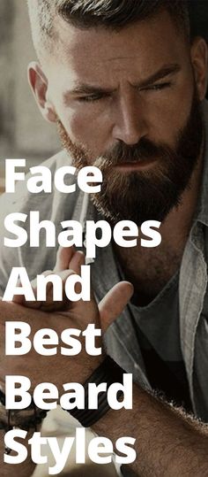 Face-Shapes-And-Best-Beard-Styles Indian Beard Style, Trimmed Beard Styles, Ducktail Beard