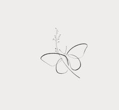 a black and white drawing of a butterfly