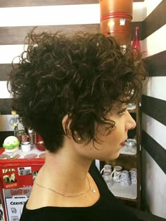 Edgy Short Haircuts, Curly Short, Curly Pixie, Haircuts For Curly Hair, Best Short Haircuts, Curly Hair With Bangs, Trending Hairstyles