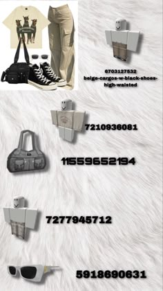 an info sheet showing the different items that are in each bag and how to use them