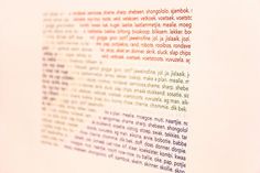 an image of a book page with words written in different colors and sizes on it